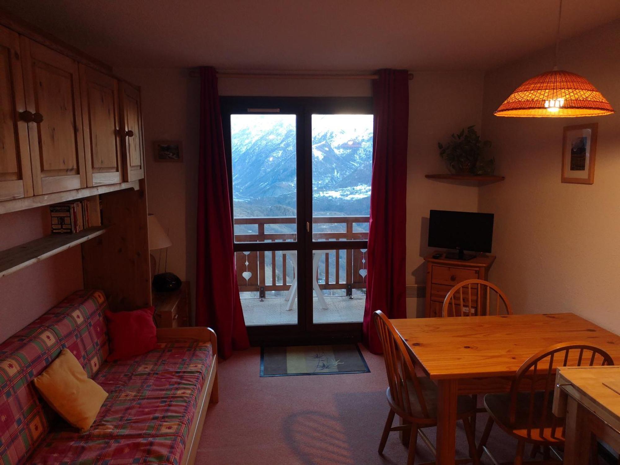 Studio coin montagne à Auris en Oisans avec vue magnifique Esterno foto